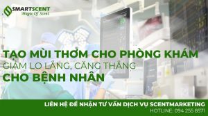 Tạo mùi hương cho phòng khám