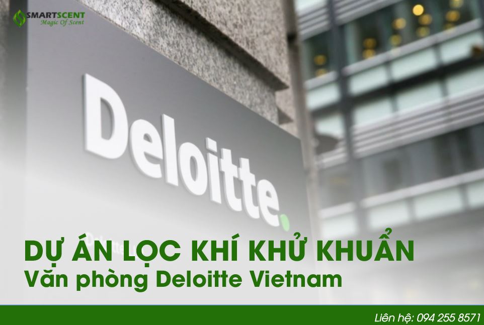 dự án lọc khí khử khuẩn văn phòng làm việc Deloitte Vietnam