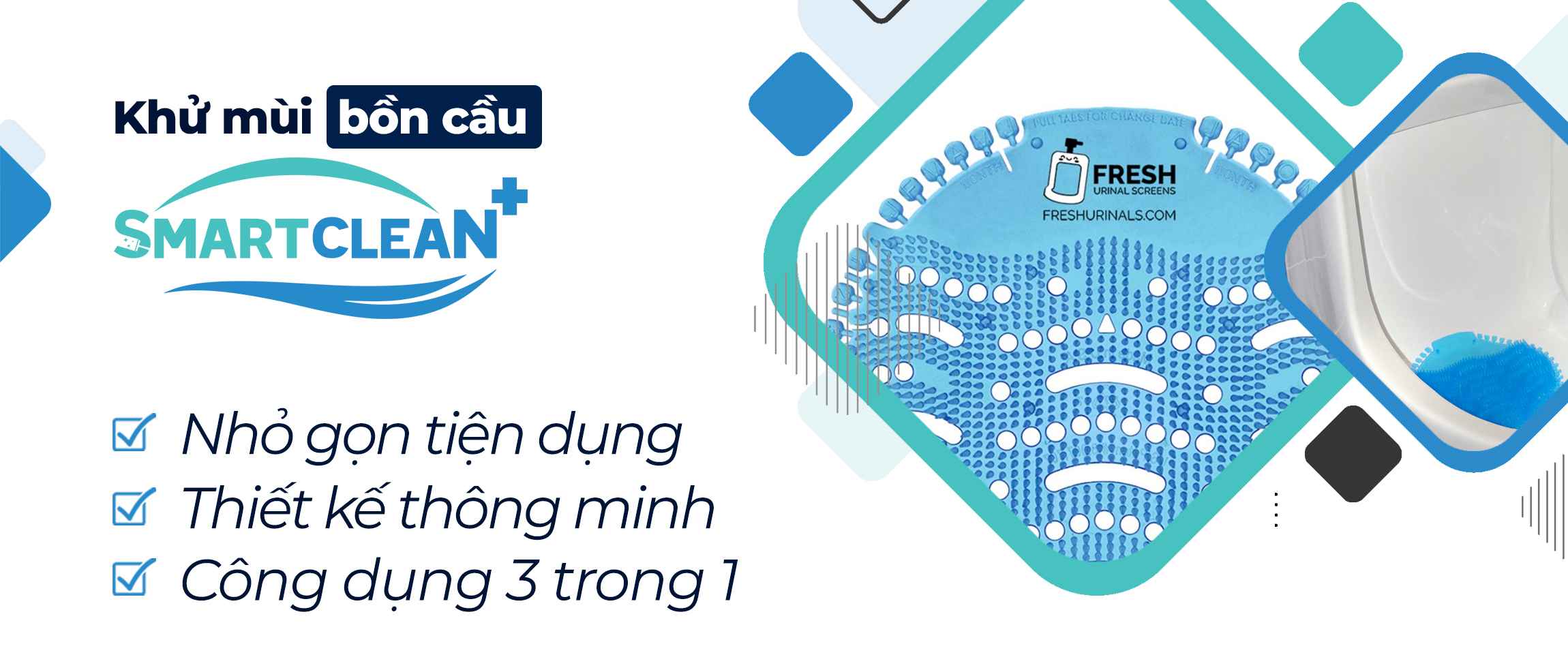 Khử mùi nhà vệ sinh