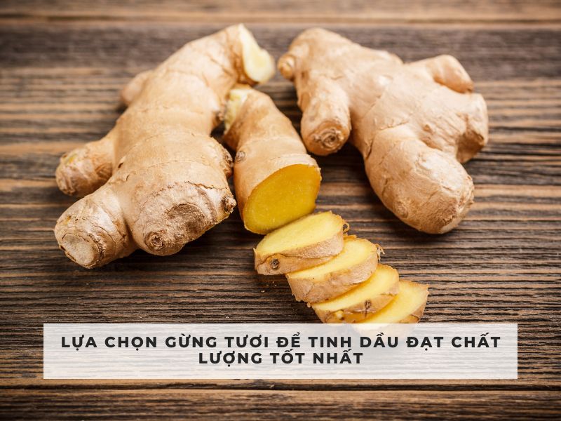 cách làm tinh dầu gừng