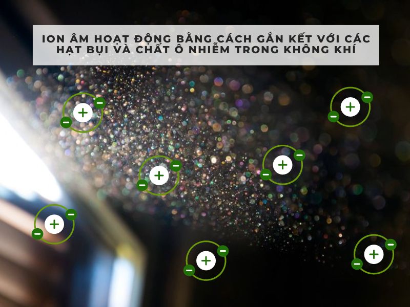 ion âm có tác dụng gì