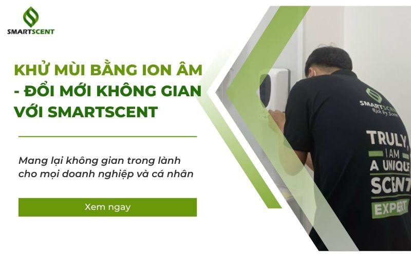 khử mùi bằng ion âm