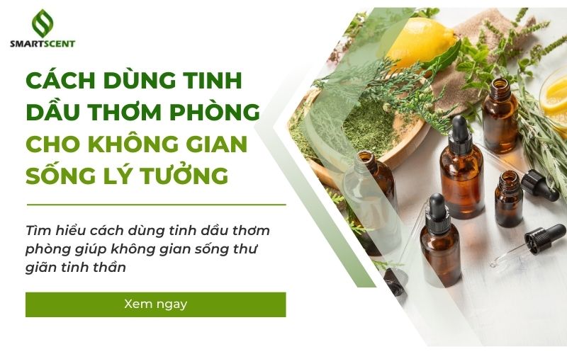 cách dùng tinh dầu thơm phòng