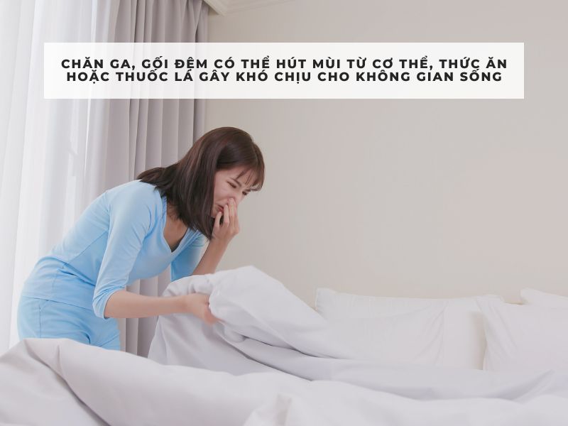cách khử mùi hôi phòng ngủ