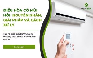 điều hòa có mùi hôi