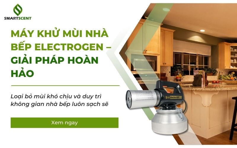 máy khử mùi nhà bếp