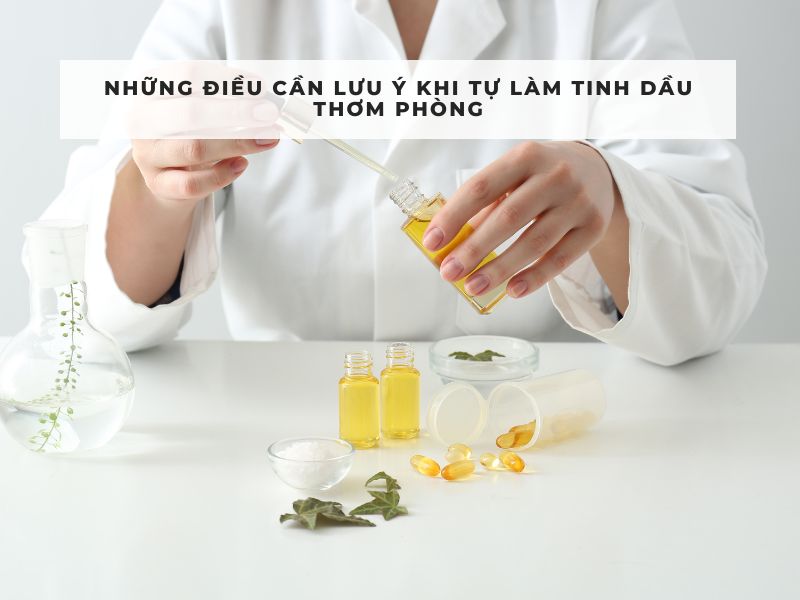 tự làm tinh dầu thơm phòng