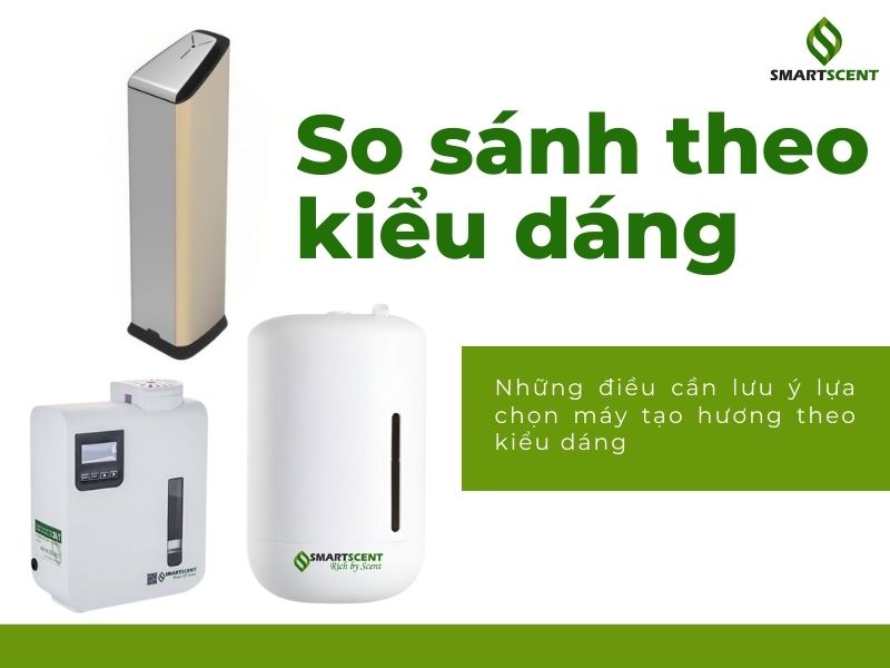 Lựa chọn máy khuếch tán tinh dầu theo kiểu dáng