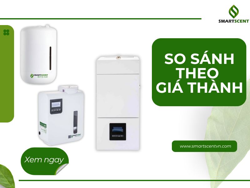 Lựa chọn máy khuếch tán tinh dầu theo giá thành
