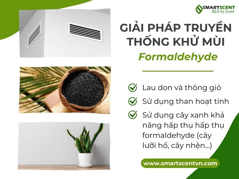 Giải pháp truyền thống khử mùi Formaldehyde