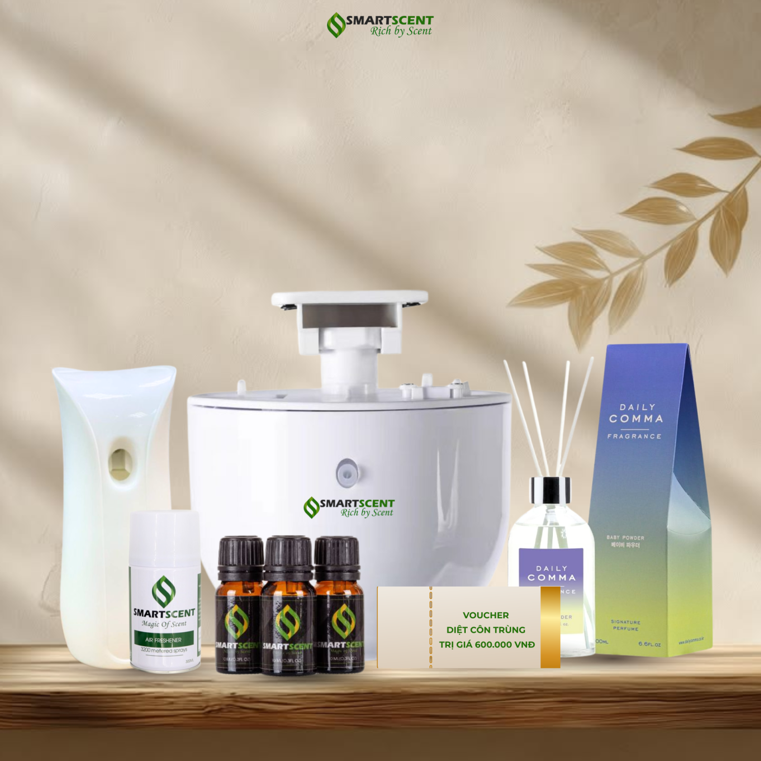 Scent Air - Combo Tạo hương toàn diện | SmartScent